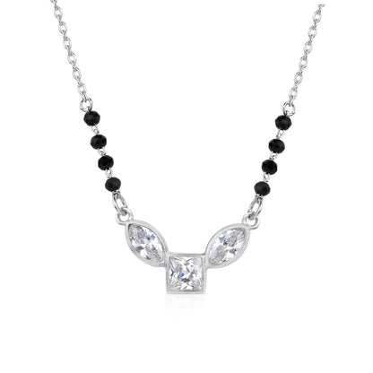 Triple Stone Zircon Mangalsutra