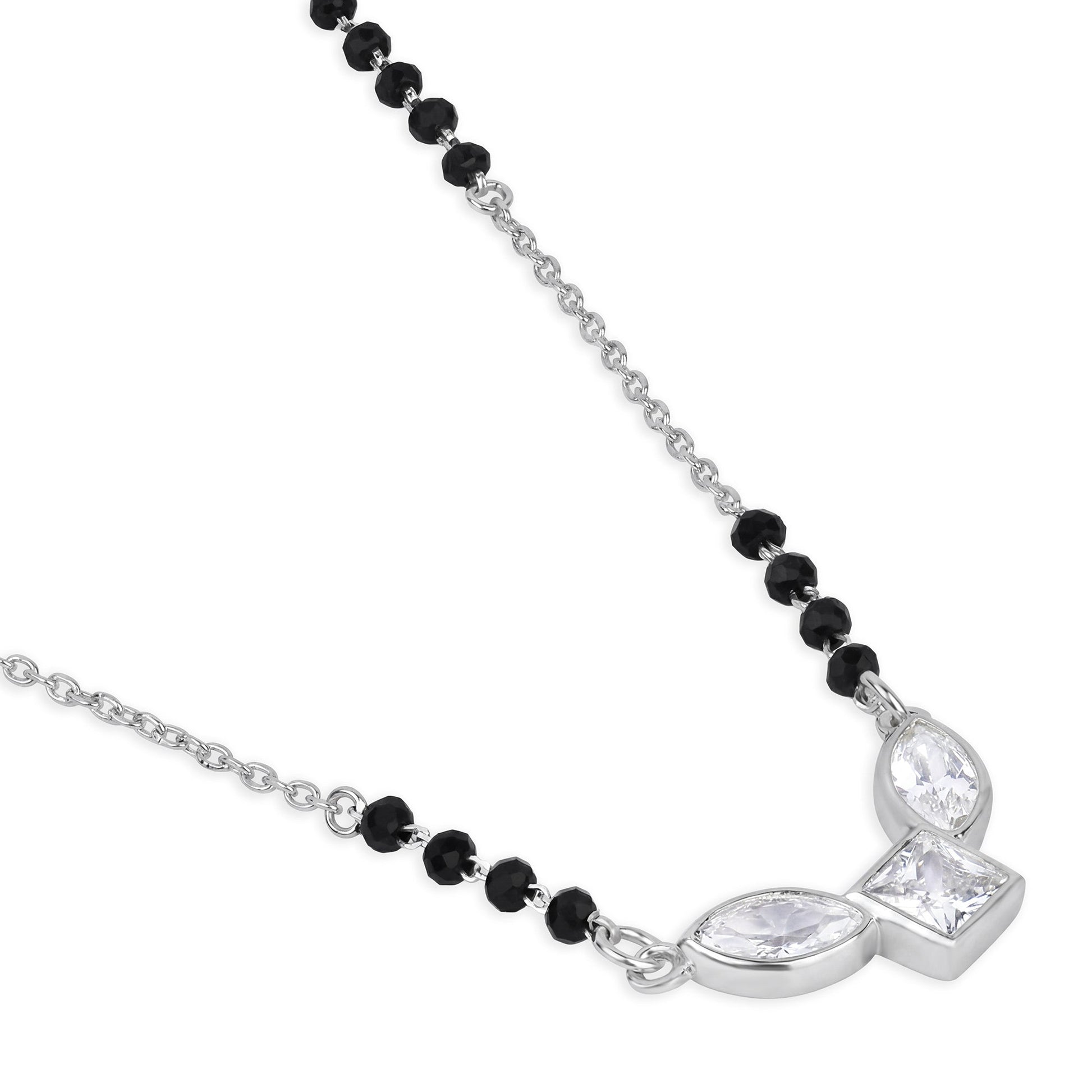 Triple Stone Zircon Mangalsutra
