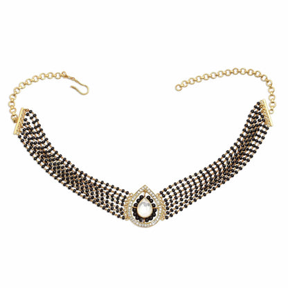 Elegant Silver Mangalsutra Choker