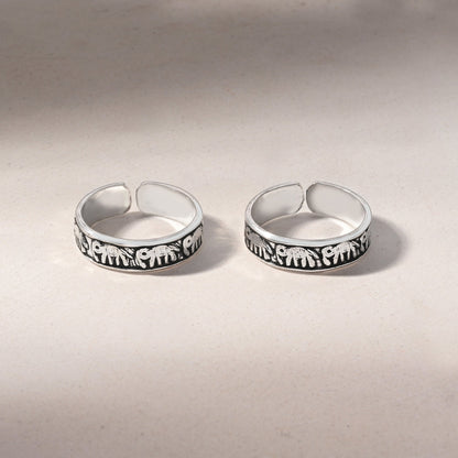 silver toe ring