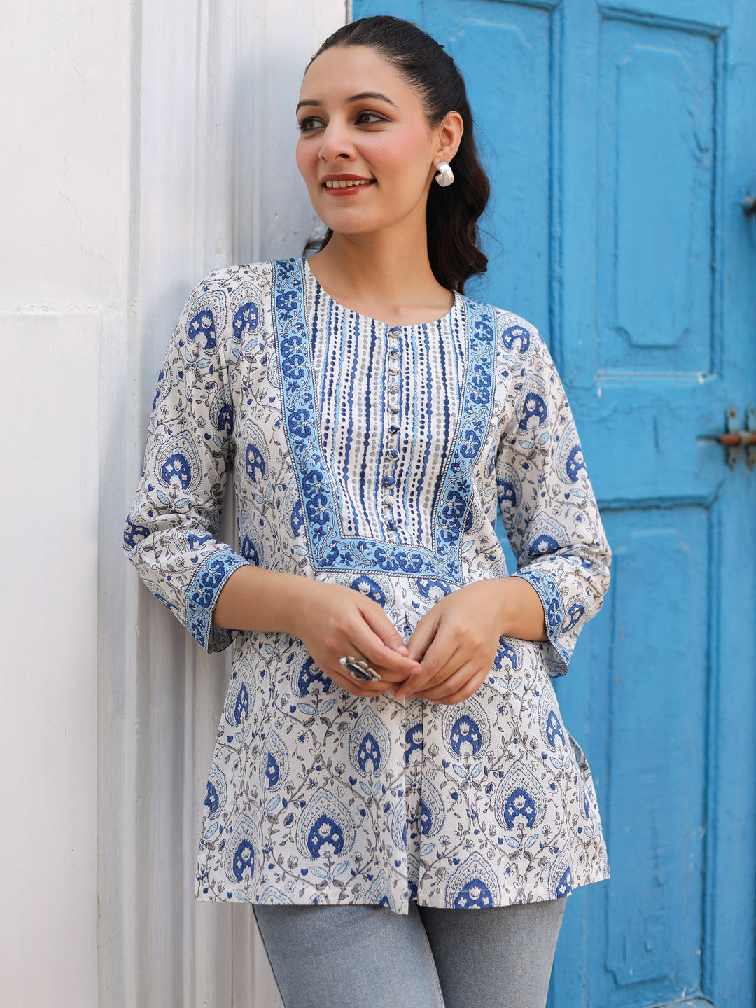 Ethnic Motif Casual Top