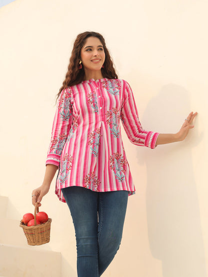Everyday Floral A-Line Top