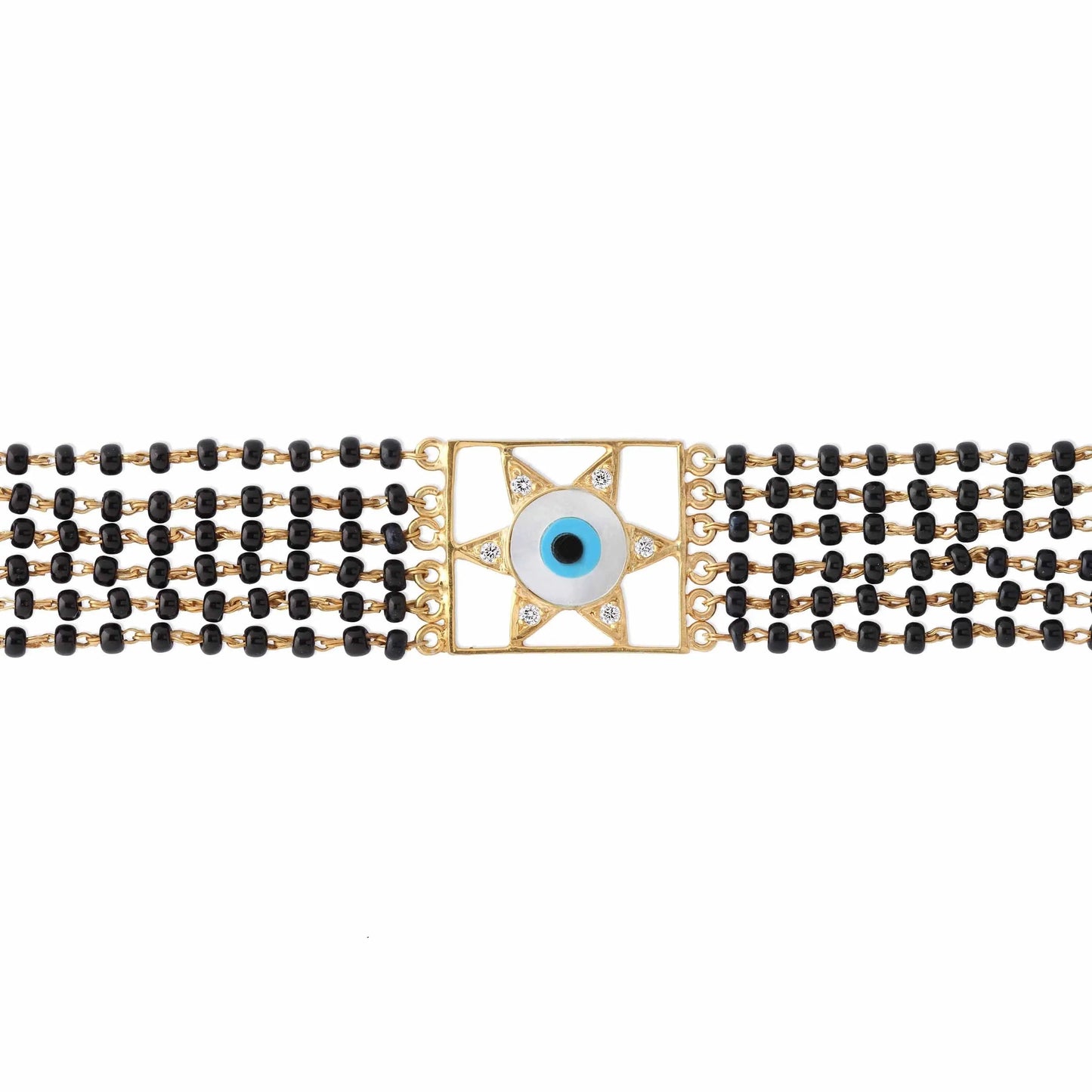 Evil Eye with Star Mangalsutra bracelet
