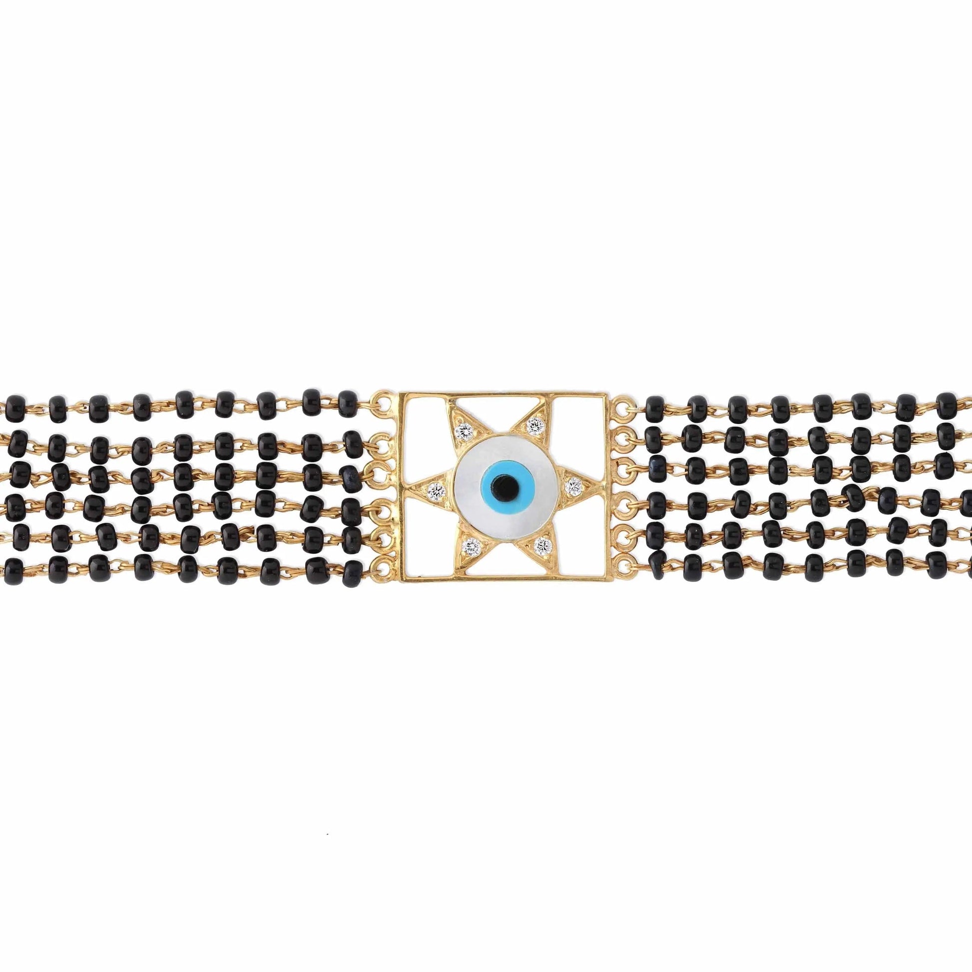 Evil Eye with Star Mangalsutra bracelet