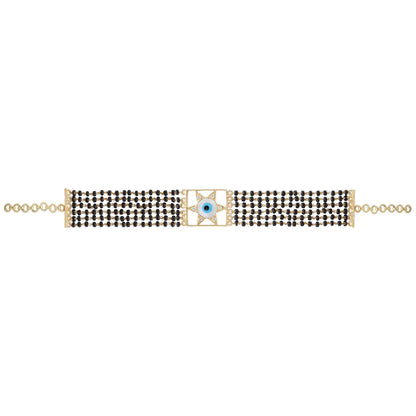Evil Eye with Star Mangalsutra bracelet