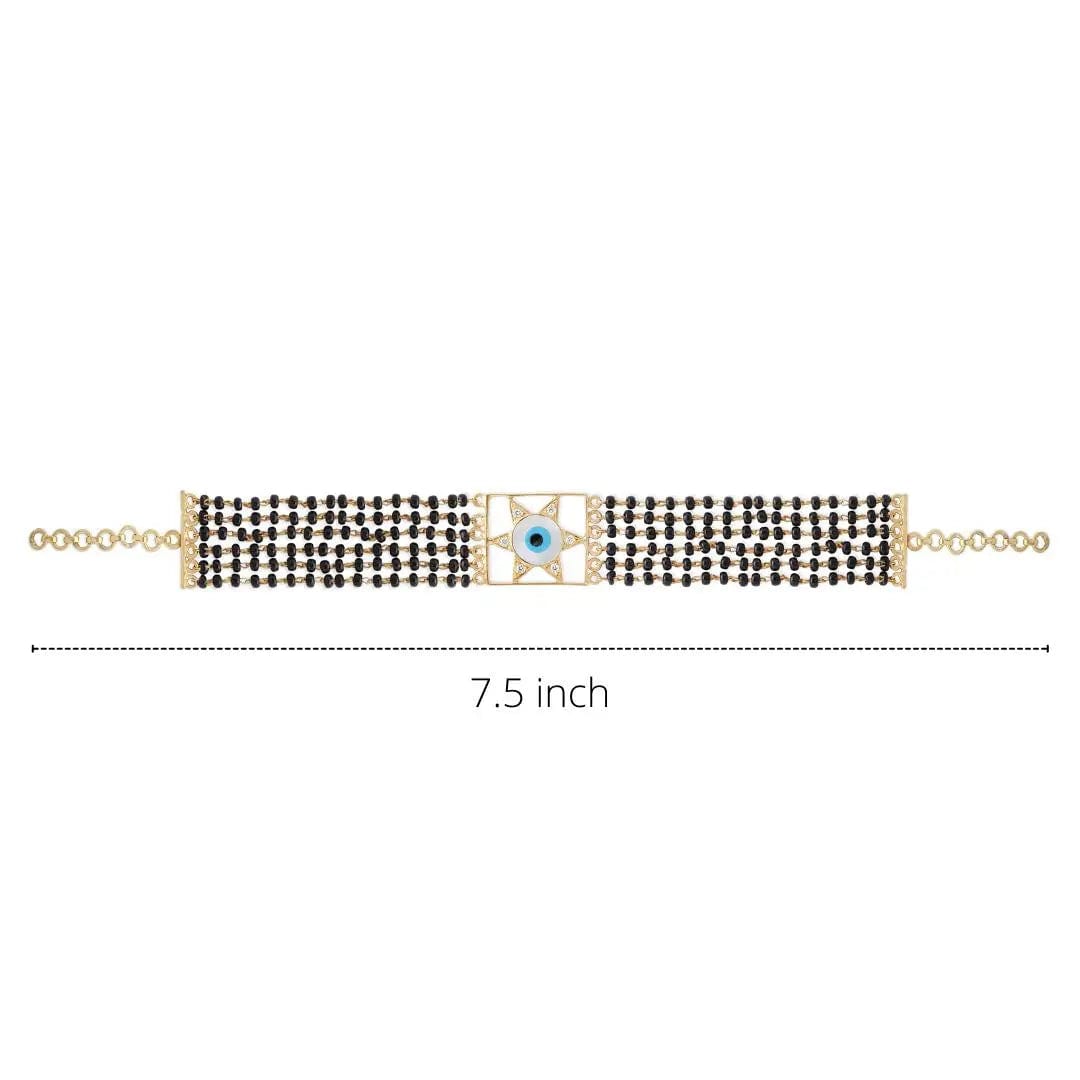 Evil Eye with Star Mangalsutra bracelet