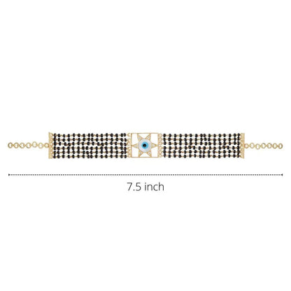 Evil Eye with Star Mangalsutra bracelet