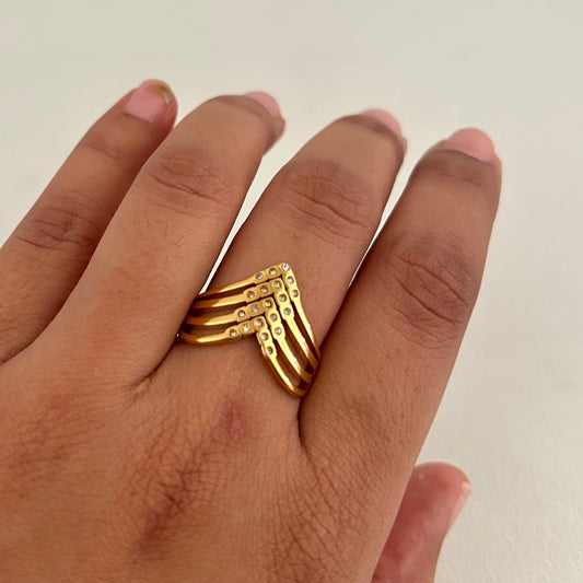 Celeste Crown Layer Ring