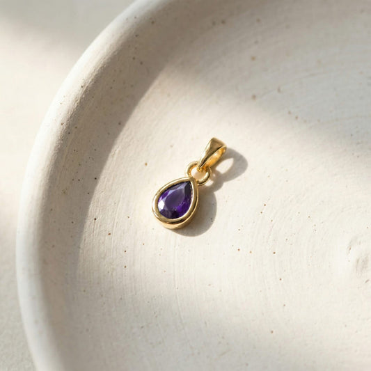 February Birthstone Pendant