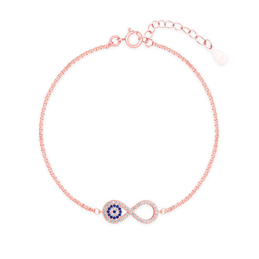 Infinity Rose Gold Bracelet