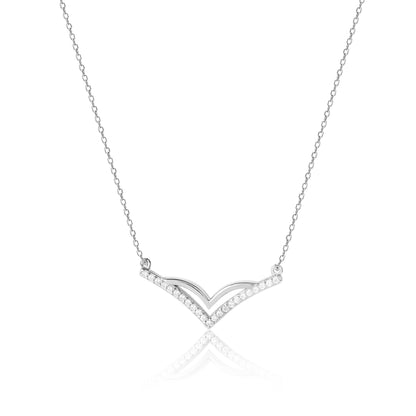 Sleek Elegance V Neckline Chain Locket