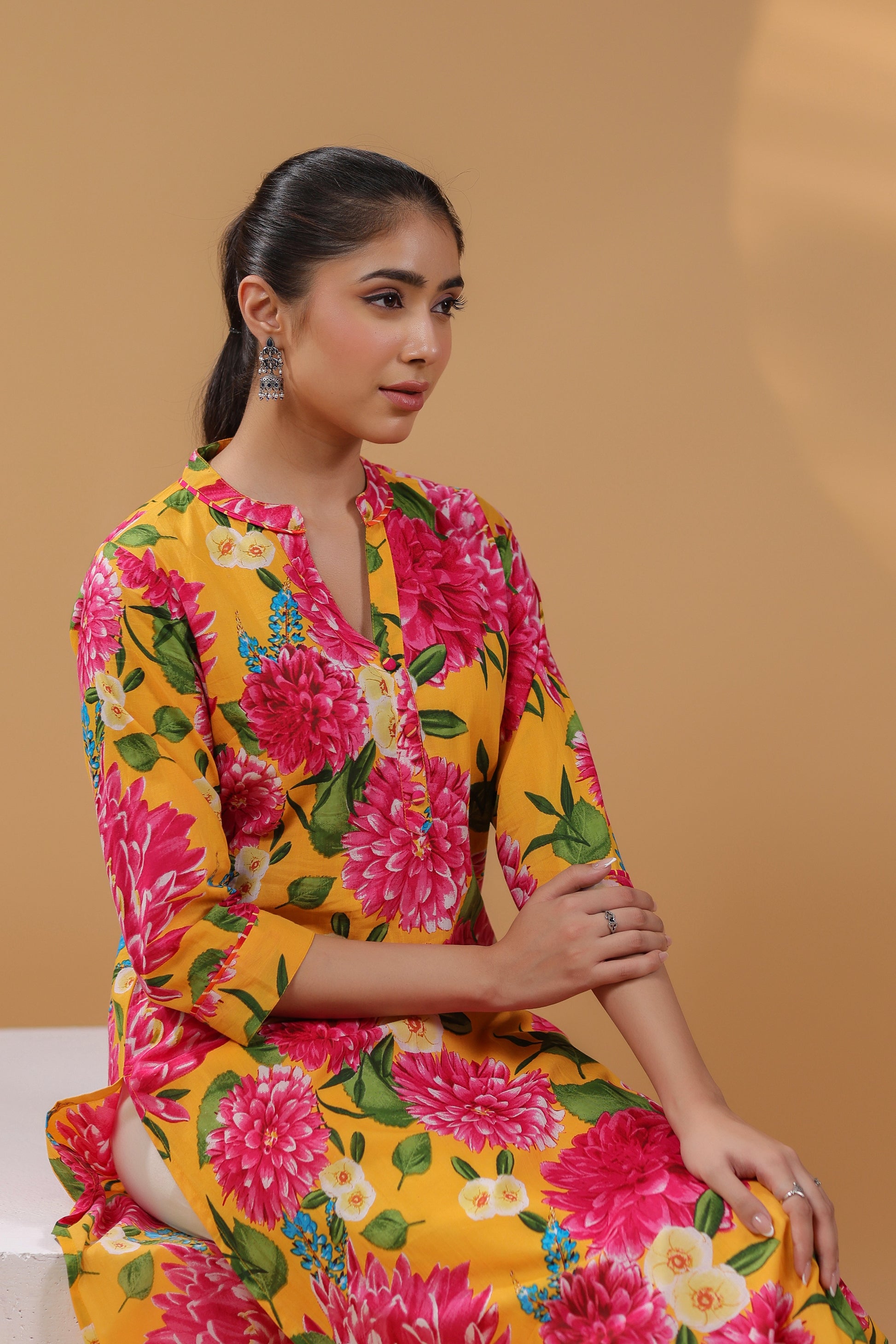 Floral pattern kurta