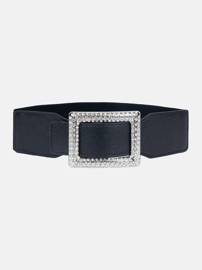 Rhinestone Buckle Belt