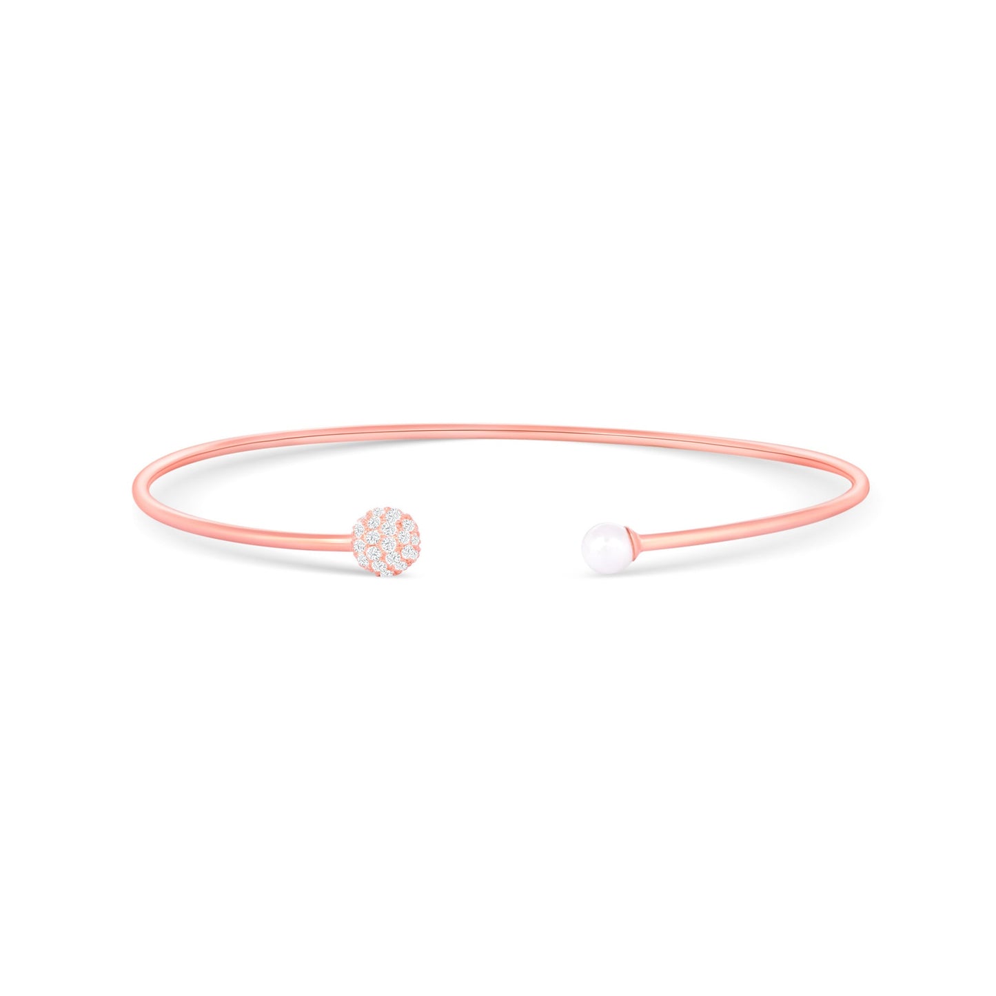 Pearl Orbit Silver Kada