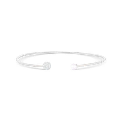 Pearl Orbit Silver Kada