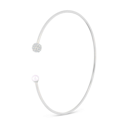 Pearl Orbit Silver Kada