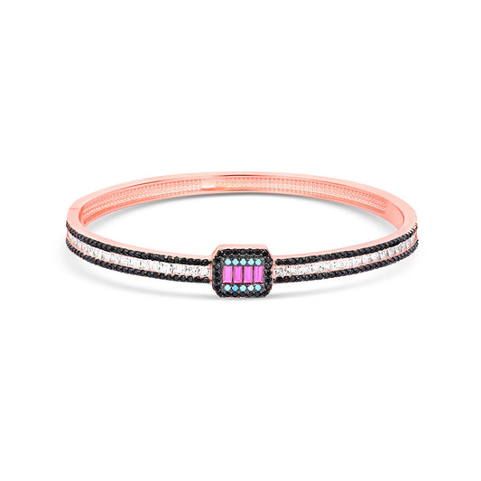 Prism Charm Silver Kada
