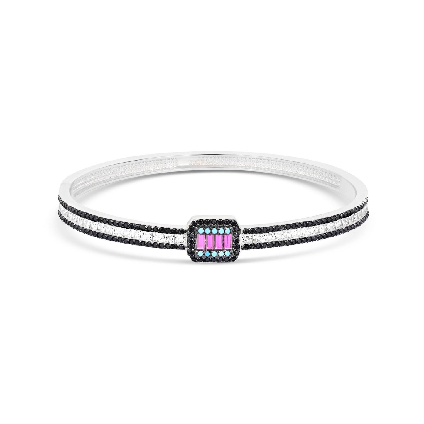 Prism Charm Silver Kada