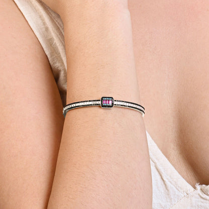 Prism Charm Silver Kada