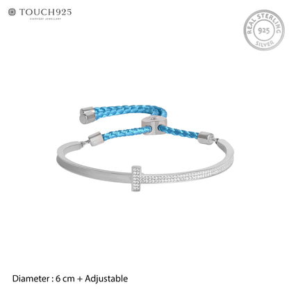 Link Luxe Silver Kada