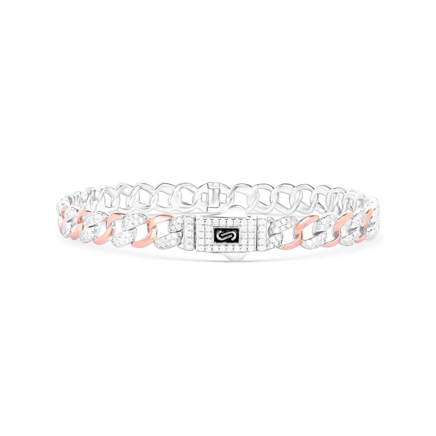 Dual Luxe Link Silver Kada