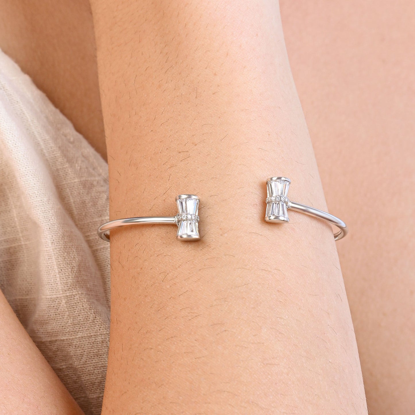 Baguette Grace Silver Kada