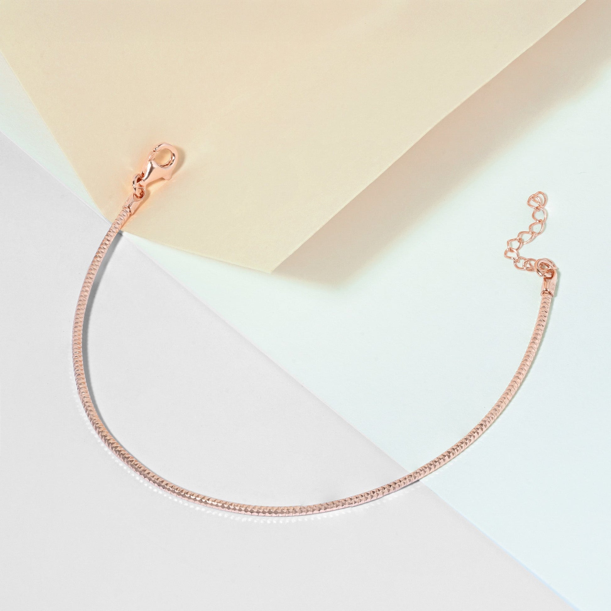 Sleek Serpent Silver Bracelet