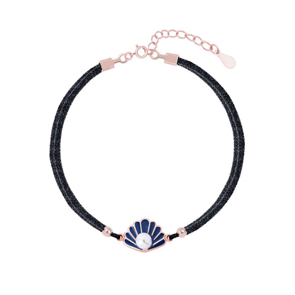Shell Charm Silver Bracelet