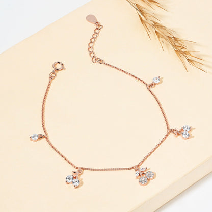 Celeste Charm Silver Bracelet