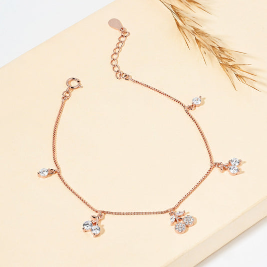 Celeste Charm Silver Bracelet