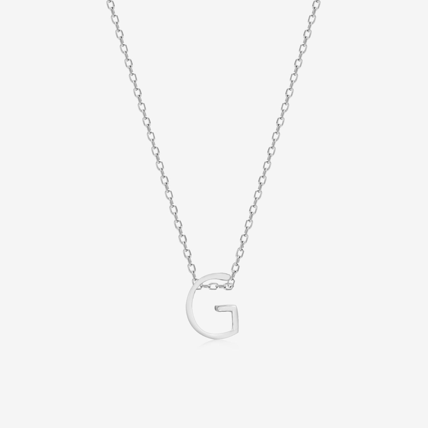 Gleaming G Initial Necklace
