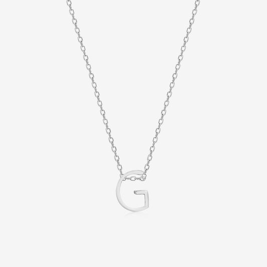 Gleaming G Initial Necklace