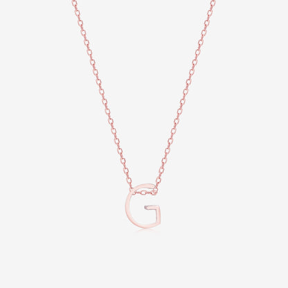 Gleaming G Initial Necklace