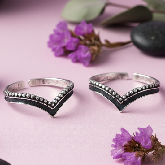92.5 Sterling Silver BOHO Venki toe rings