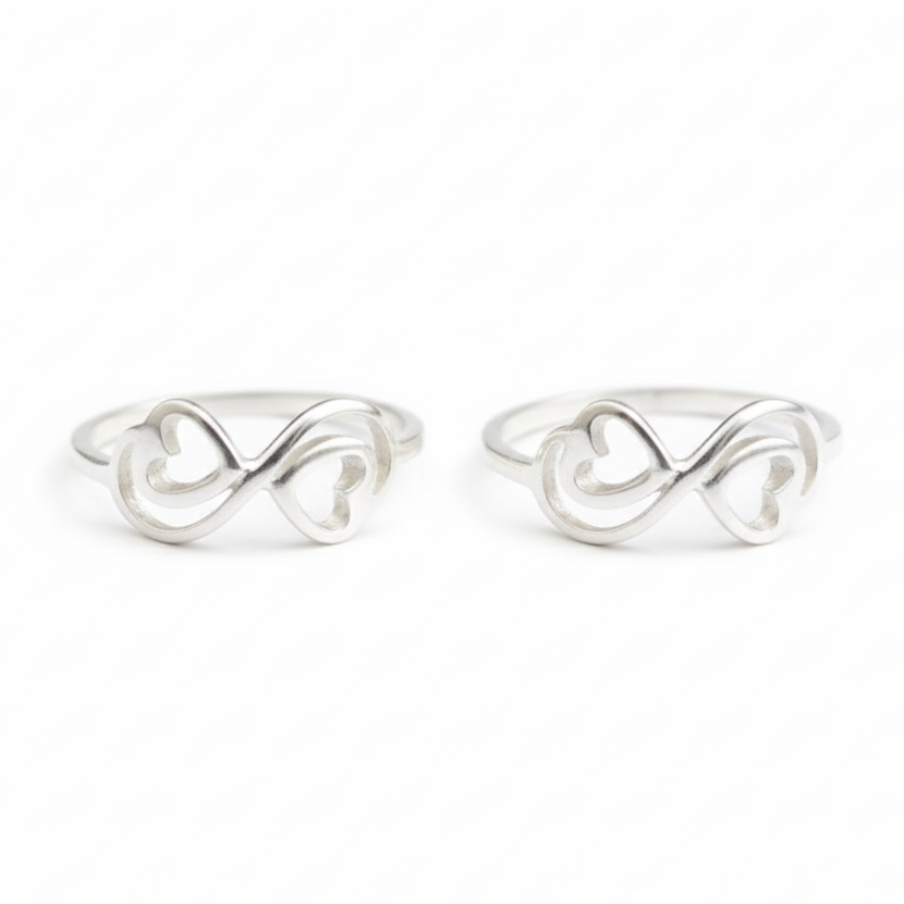 Toe Ring in Pure Silver