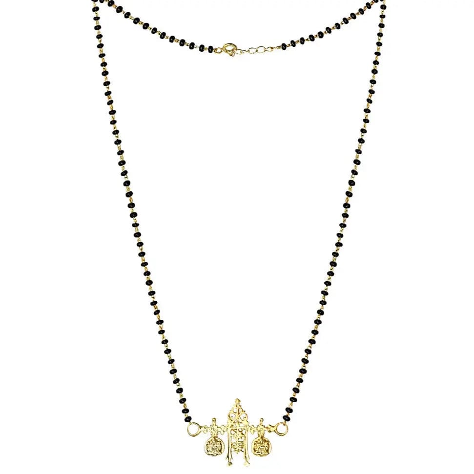 Goddess Lakshmi Sterling Silver Mangalsutra