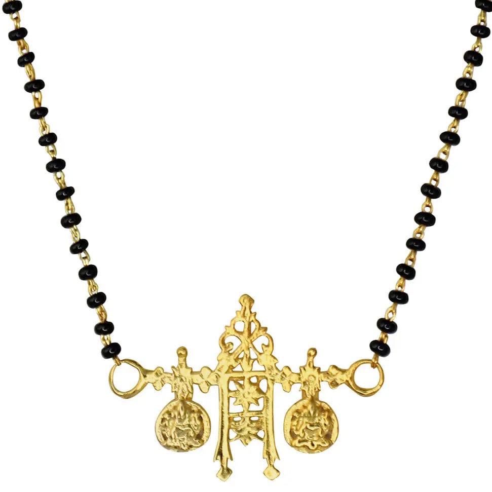 Goddess Lakshmi Sterling Silver Mangalsutra