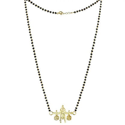 Goddess Lakshmi Sterling Silver Mangalsutra