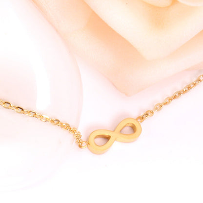 Gold Infinity 18K Gold Plated Children's Bracelet - Twisty Locks  - Kids and Women Hair Accessories, Fashion Clothing and Jewellery India