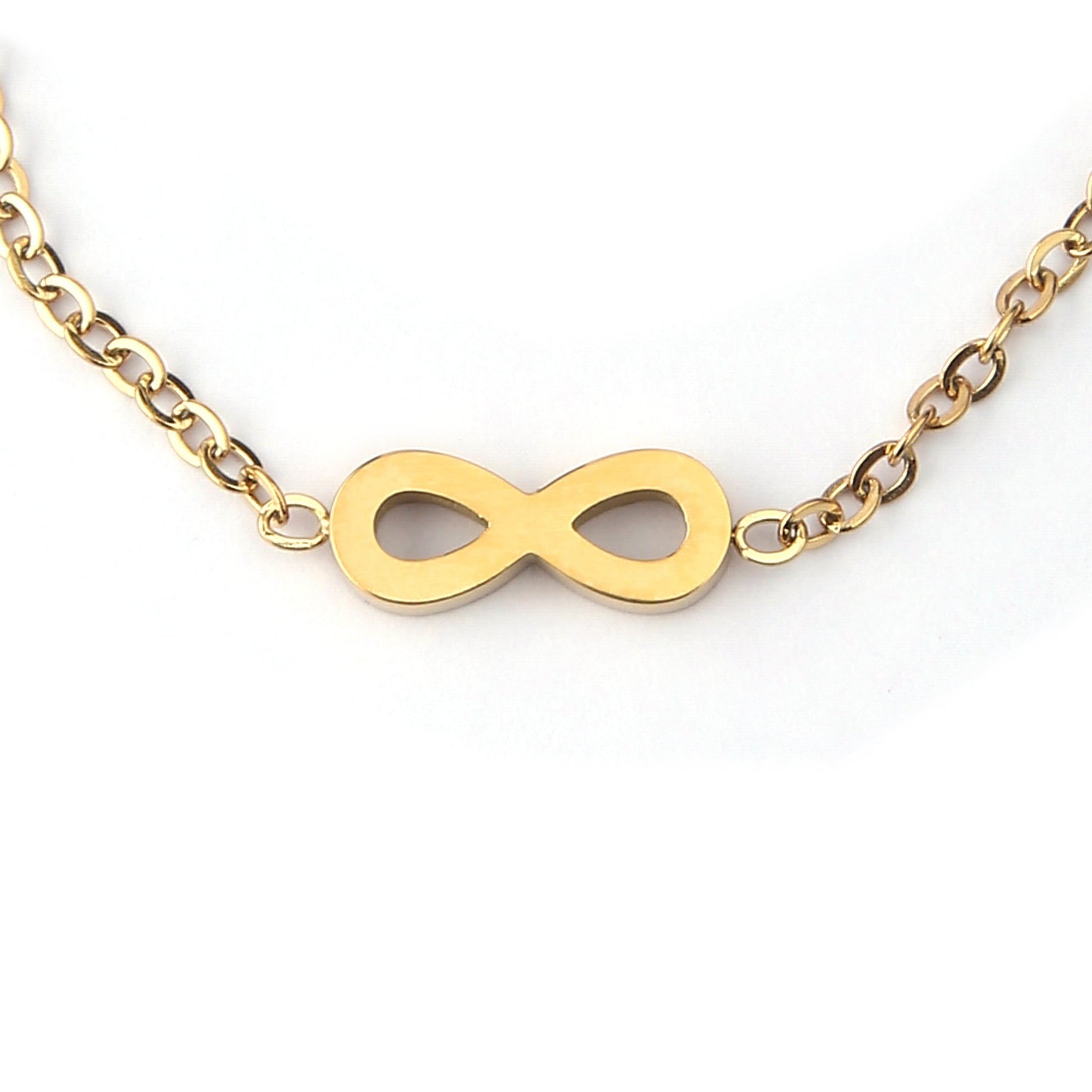 Gold Infinity 18K Gold Plated Children's Bracelet - Twisty Locks  - Kids and Women Hair Accessories, Fashion Clothing and Jewellery India