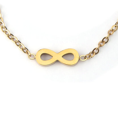 Gold Infinity 18K Gold Plated Children's Bracelet - Twisty Locks  - Kids and Women Hair Accessories, Fashion Clothing and Jewellery India
