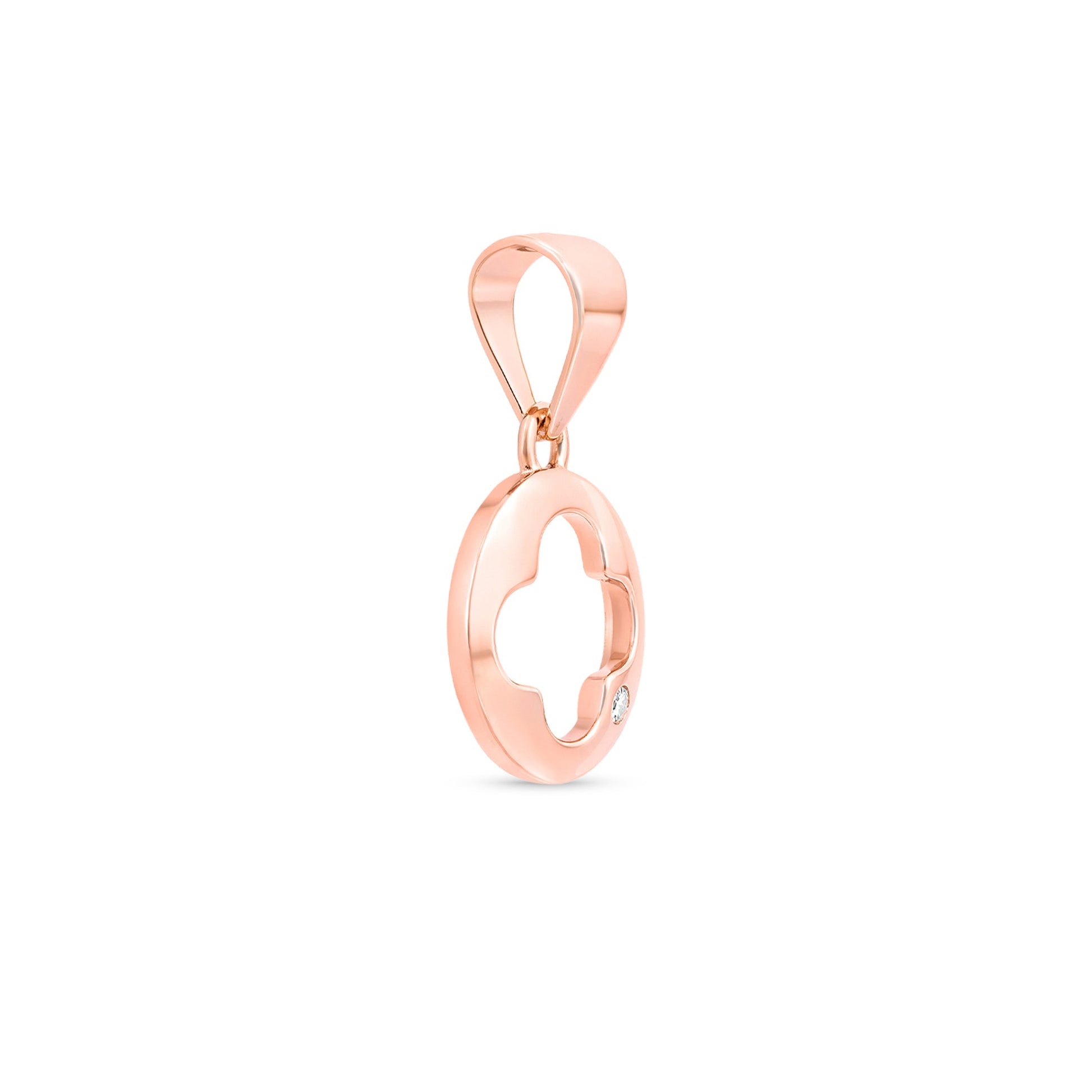 Minimal Clover Silver Pendant