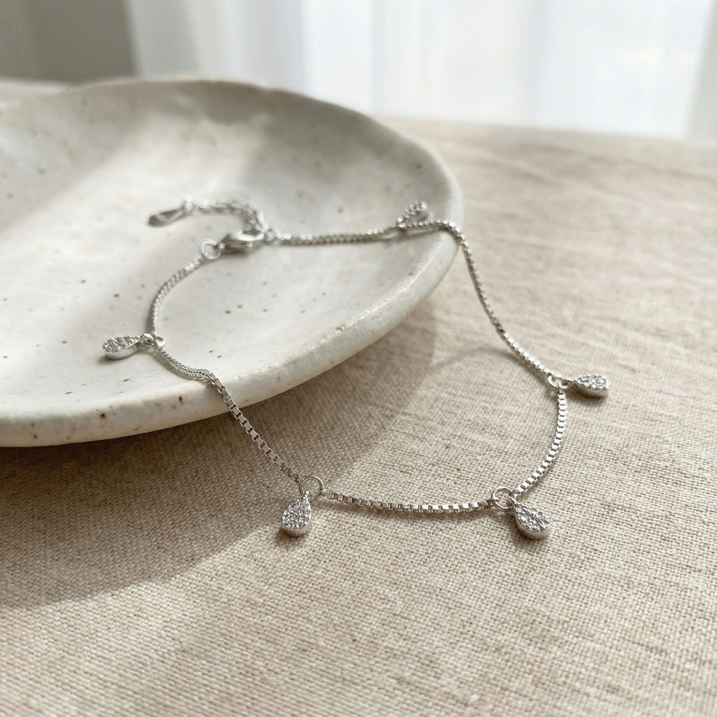 Mini Drop Silver Bracelet