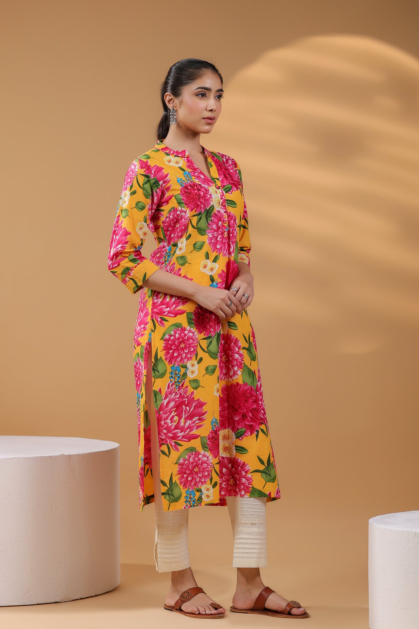 Handloom cotton kurta