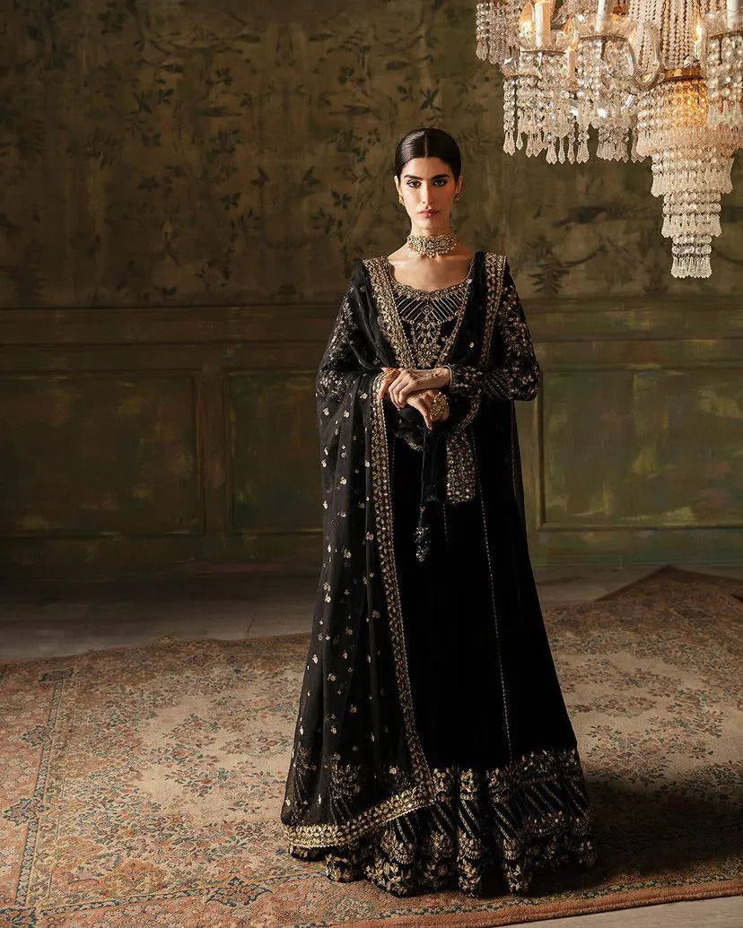 Faux Georgette Sequence Embroidery work Gown - Premium  from Ethenika.com - Just INR 2790! Shop now at Ethenika.com 