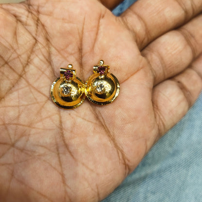 Traditional 24K Gold Plated Thali Bottu Pusthalu Mangalsutra - Glamour & Tradition