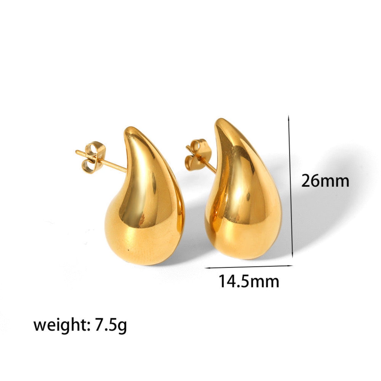 Teardrop Statement Pin Earrings JLT11749