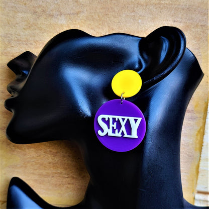 "SEXY" Funky Earrings Earrings casuals Ear Rings Earrings Trincket Jewellry Jewelry Jewellery