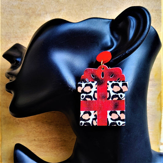 Gift Box Wooden Earrings Earrings casuals Ear Rings Earrings Trincket Jewellry Jewelry Jewellery