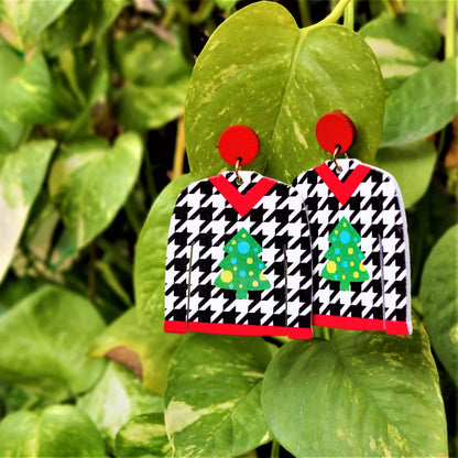 Christmas Top Earrings Red Earrings casuals Ear Rings Earrings Trincket Jewellry Jewelry Jewellery